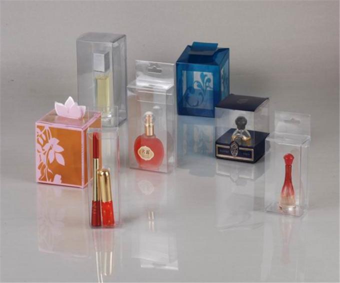 Clear Plastic Presentation Box , PET PP Pvc Folding Box Packaging Beauty Cosmetic Perfume