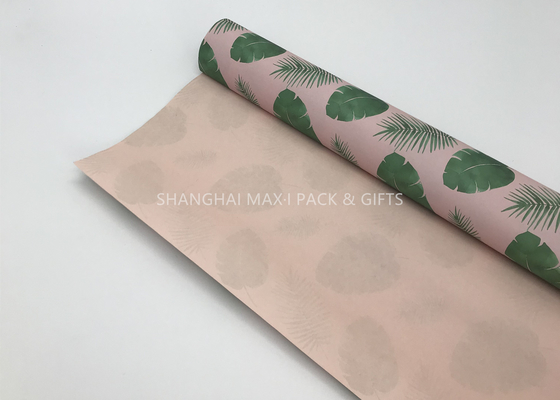 China Xmas Pink Wrapping Paper Roll , Patterned Luxury Christmas Gift Wrapping Paper supplier