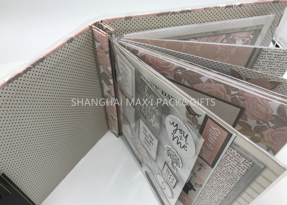 China DIY Blank Photo Album Scrapbook / 5x7 4x6 Scrapbook Album For Wedding supplier