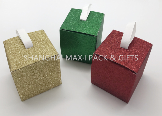 China Folding 3× 3× 3 Xmas Gift Boxes Small To Large , Party Decorative Holiday Gift Containers Cute supplier
