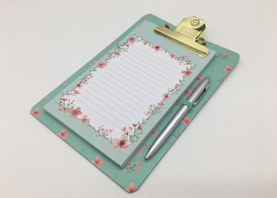 China Customized Sticky Memo Notepad / Green Sticky Notes With Pen Stationery Set supplier