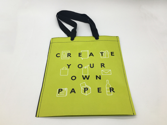 China Recyclable Green Hand Sewn Paper Bags / 35x40cm Sewn Open Mouth Paper Bags supplier