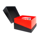Black and red Luxury wine glass gift packaging box customized premium whisky glass champagne glass gift paper box