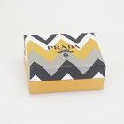 Luxury Mens Belt Gift Box Matte Yellow Black Luxury Paper Gift Box