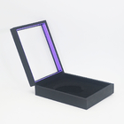 Matt Varnish Spot UV Jewelry Perfume Cosmetic Packaging Boxes With Clear Window