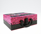 Beauty Corrugated Paper Box Cardboard Paper Recyclable Pink and Black Box