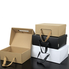 Luxury Custom Printing Packaging Paper Gift Box Handle Corrugated Box