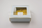 Transparent Window Folding Cardboard Gift Boxes , Collapsible Gift Boxes With Shredded Paper supplier
