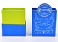 Fancy Paper Luxury Packaging Boxes Cardboard Wine Glass Bottle Packing Brilliant Blue supplier