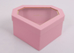 Diamond Shaped Nested Stackable Cardboard Boxes With Clear PET Window supplier