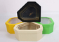 Diamond Shaped Nested Stackable Cardboard Boxes With Clear PET Window supplier