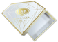 Luxury Diamond Shape Cosmetics Gift Box /  8x8 Gift Box With Logo Stamping supplier