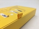 Yellow Luxury Cosmetic Box Packaging For Hand Cream Full Printing 322x175x43mm supplier