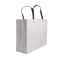 Recyclable Kraft Branded Paper Bags With Plastic Handle Shopping Gift Paper Bag supplier