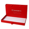 Silver Foil Logo Sliding Drawer Box / Rectangular Packaging Box With Handle supplier