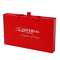 Silver Foil Logo Sliding Drawer Box / Rectangular Packaging Box With Handle supplier