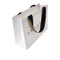 Mini White Branded Paper Bags Company Logo Promotional  For Business Emboss Printing supplier