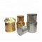 Gold / Silver Cylinder Chipboard Gift Boxes For Flower Packaging Heart Shaped supplier
