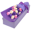 Elegant Rectangle Flower Gift Box Printed With Ribbon Decoration Recyclable supplier