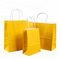 Roller Printing Medium Paper Bags With Handles / Kraft Paper Bags Machine Made supplier