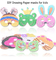 Kids DIY Festival Party Decorations Paper Mask With Colored Box Packaging supplier