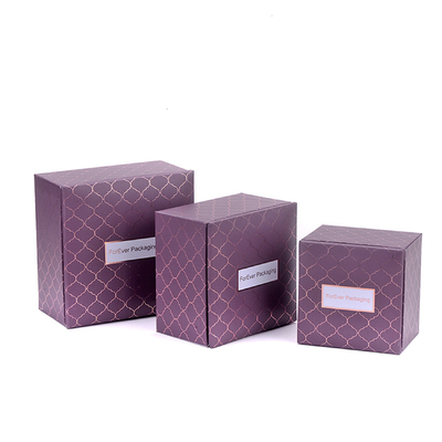 China Hot Stamped Fancy Jewelry Box Personalized Ring Box / Bracelet Box supplier