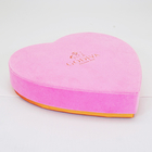 Pink Heart Shaped Gift Box Valentine'S Gift Heart paper packaging Box for Flowers and chocolate