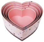 Holiday Love Heart Shaped Gift Box Rose Gift Boxes Flower Packaging Box