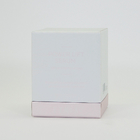 Custom Logo Luxury Gift White Paper Box For Candle Hard Paper