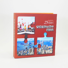Red Branded Gift Boxes Wedding Photo Collection Paper box 2mm Greay Board