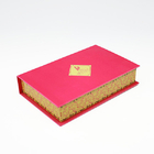 Red And Gold Kraft Coated Baking Food Packing Boxes Sweet Gift Packaging Boxes