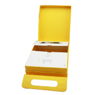 Yellow Luxury Magnetic MDF Wooden Box Perfume Packing Luxury Craft Jewelry Box