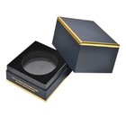 Black And Gold Corrugated Packaging Boxes Perfume Boxes  Photo Frame Gift Box