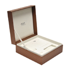 Handmade Jewellery Packaging Boxes 10 Slot Velvet For Men Watch Elegant Rings
