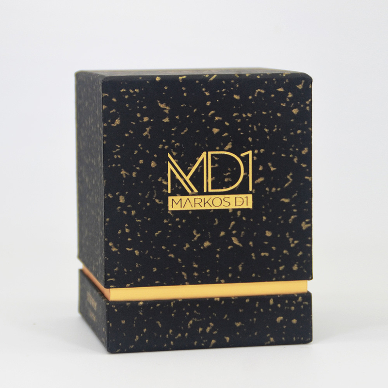 Gold Foil Printing Display Perfume Packaging Boxes Fragrance Oil Custom Paper Box
