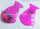 Food Grade Pink Cotton Plastic Candy Containers For Party Favors Customized Special Shaped supplier