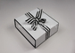Foldable Chipboard Gift Box With Ribbon Bow Big Tied , Custom Chipboard Boxes For Crafting supplier