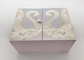 Decorative Personalised Wedding Gift Box For Guests Double Door Style Paper Packaging supplier