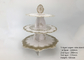 Party DIY Round  Display Stand / Foldable Three - Layer Paper Cardboard Cake Stand supplier