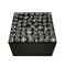 Handmade Luxury Fancy Jewelry Box With Mirror Black Color Custom Size supplier