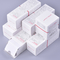 White Folding Cardboard Gift Boxes Cosmetics / Electronic Product Box supplier