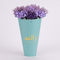 Waterproof PVC Folding Cardboard Gift Boxes Cone Flower Box With Handle supplier